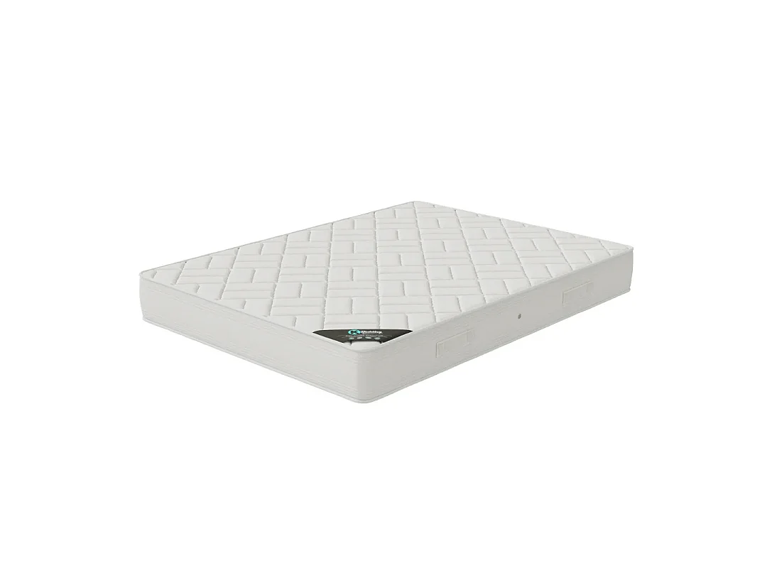 Matelas Zen 140x200 cm Hauteur 20 cm Mousse Polyuréthane Techno Foam Coutil Stretch Hypoallergénique Soutien équilibré