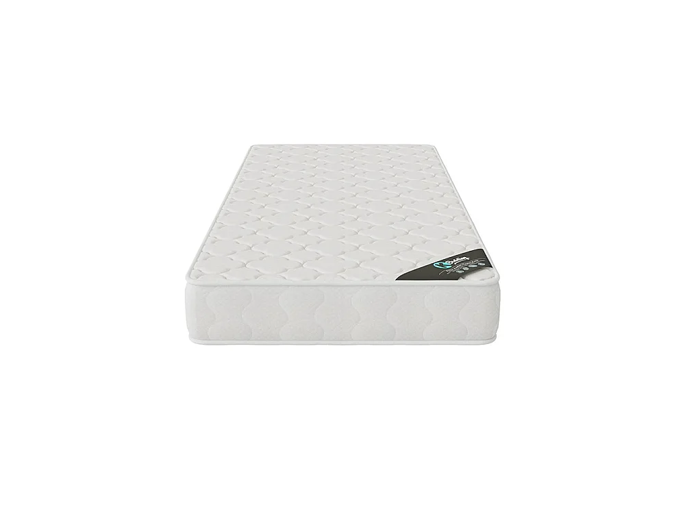 Matelas Confort+ 90x200cm Hauteur 17cm Mousse Polyuréthane Hypoallergénique Soutien équilibré