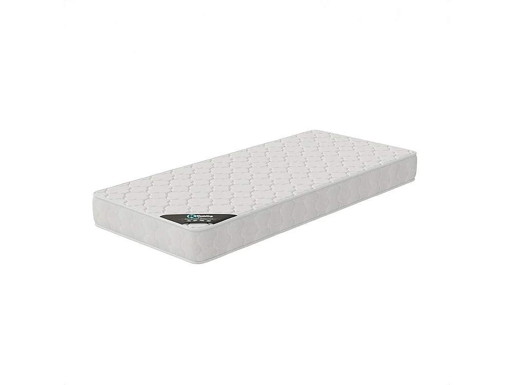 Matelas Confort+ 90x200cm Hauteur 17cm Mousse Polyuréthane Hypoallergénique Soutien équilibré