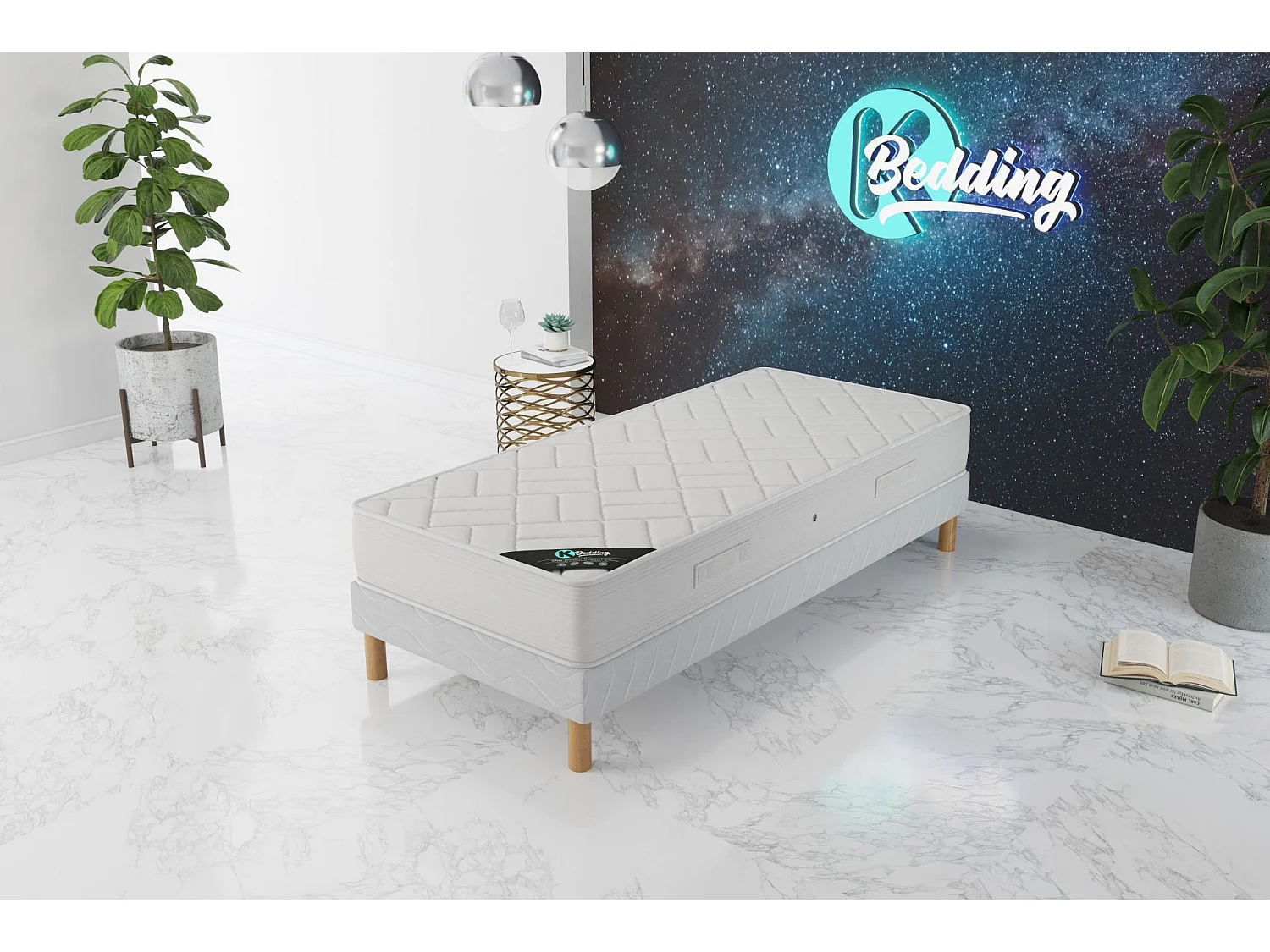 Matelas Confort + 160x200 hauteur 17cm