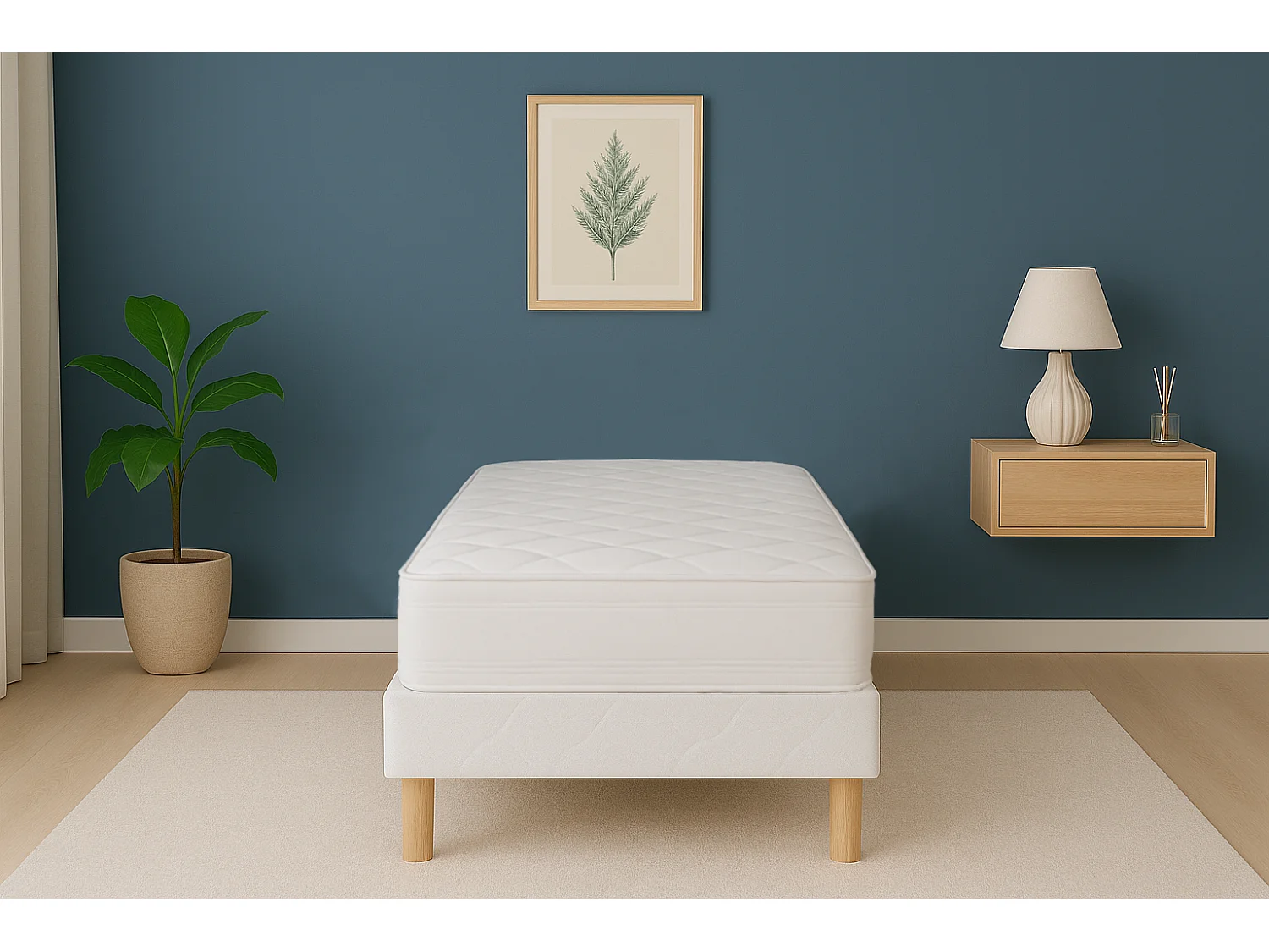 Matelas mousse Zen 90x190 hauteur 20cm