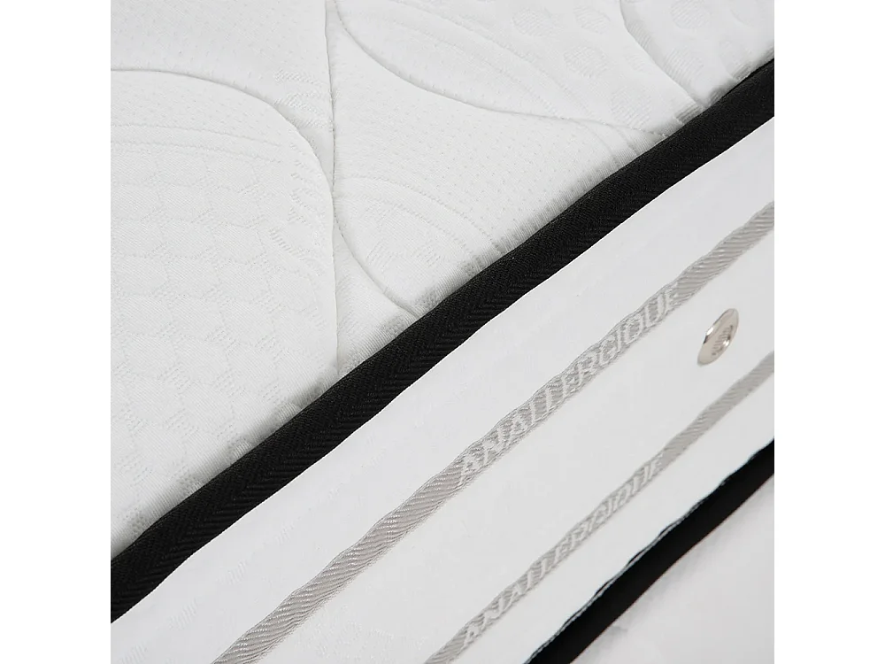 Matelas Memory Foam 70x190 cm Hauteur 25 cm Mousse à Mémoire de Forme Tissu Stretch Double face Soutien mi-ferme