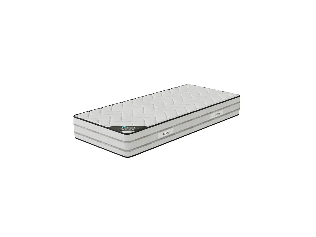Matelas Memory Foam 70x190 cm Hauteur 25 cm Mousse à Mémoire de Forme Tissu Stretch Double face Soutien mi-ferme