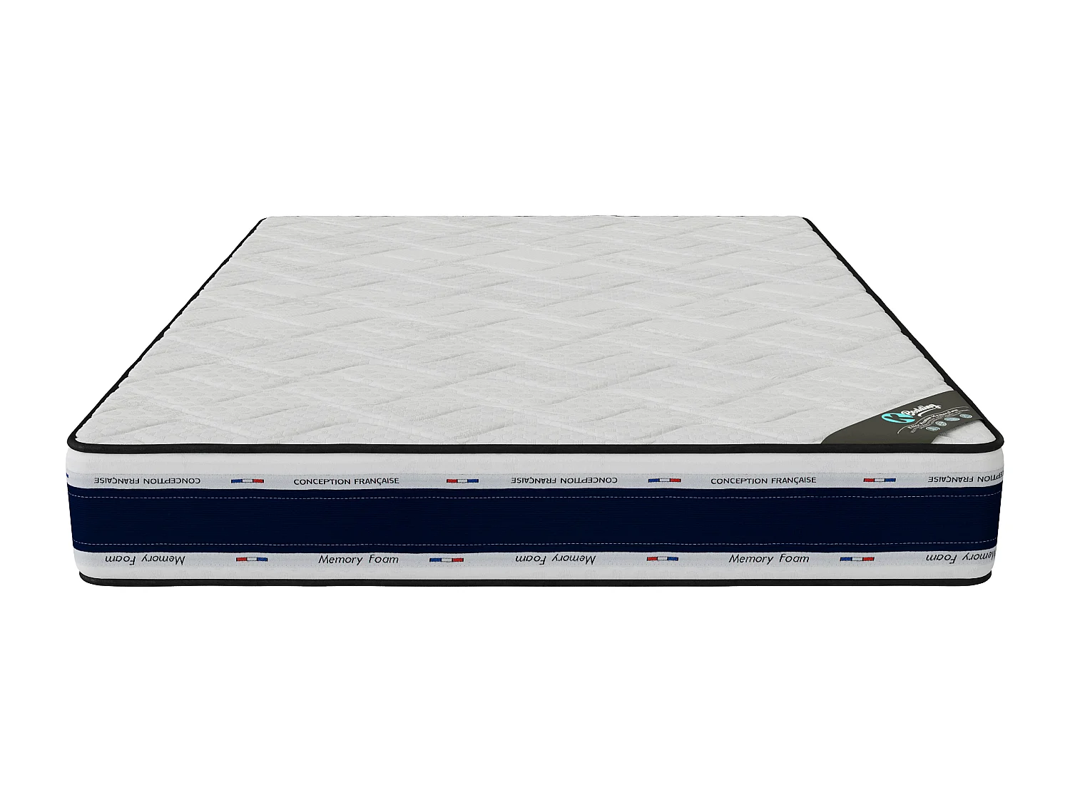Matelas Memory Blue 200x200 hauteur 22cm