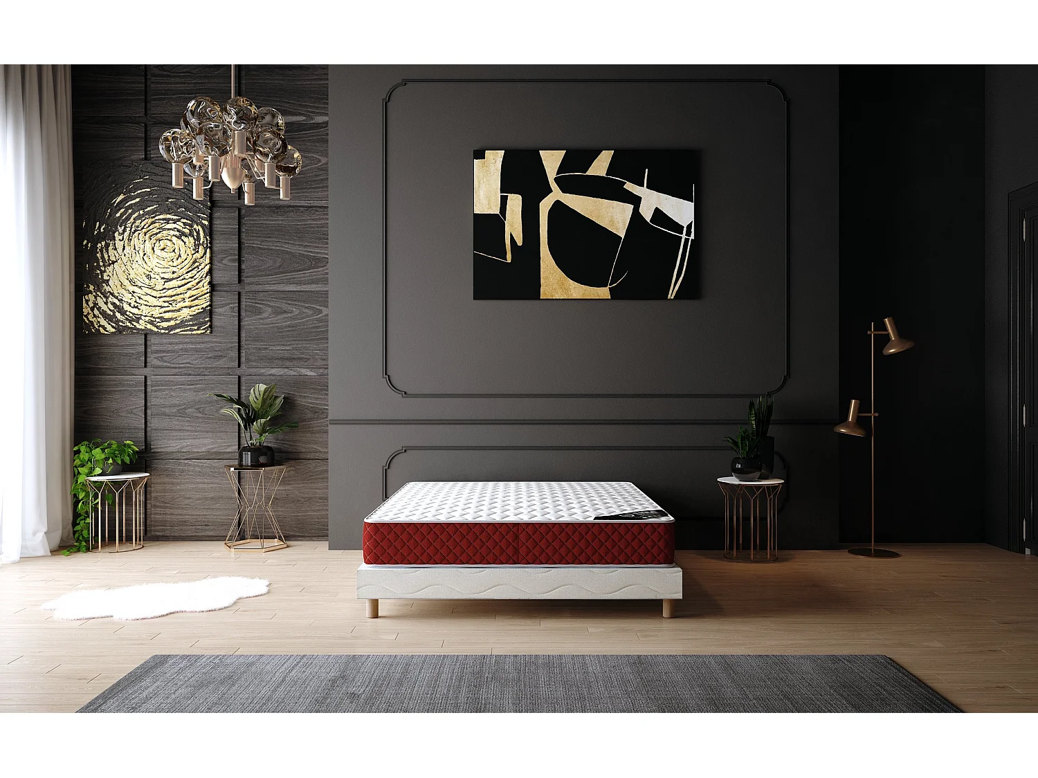 Matelas mousse Rosso 160x200 hauteur 25cm