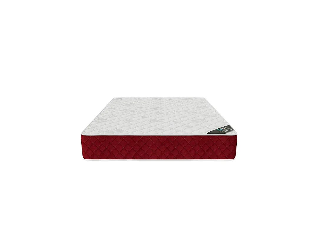 Matelas Rosso 160x200 cm Hauteur 25 cm Mousse Polyuréthane Technologie 3D Soutien ferme