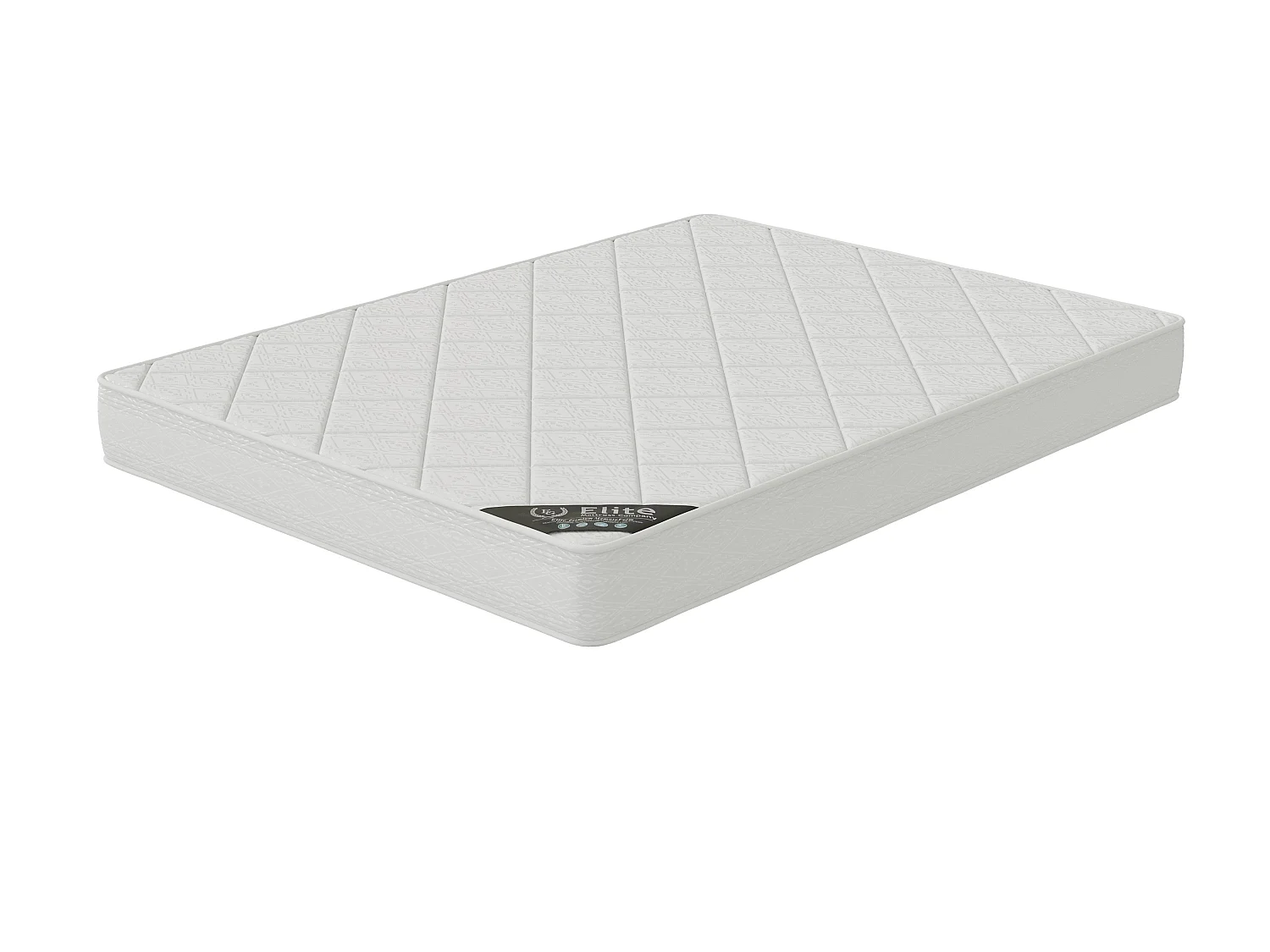 Matelas Senso 140x200 cm Hauteur 17 cm Mousse Polyuréthane Tissu Polyester Hypoallergénique Soutien Ferme