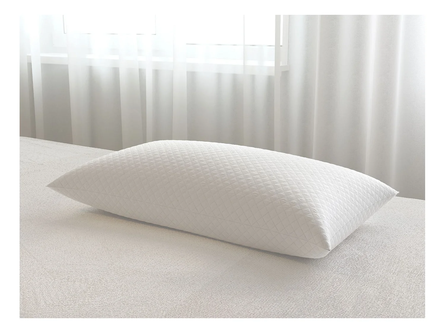 Oreiller 60x60 lot de 4 flocons à mémoire de forme