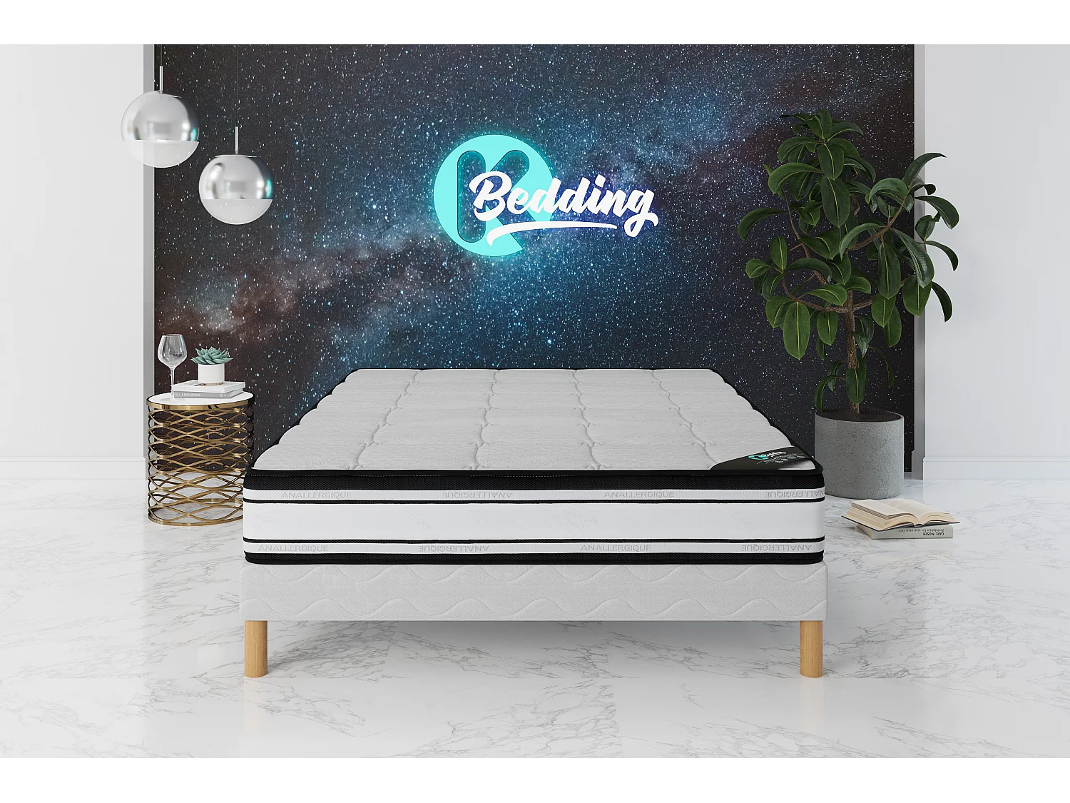 Matelas Grand confort 140x200 hauteur 22cm