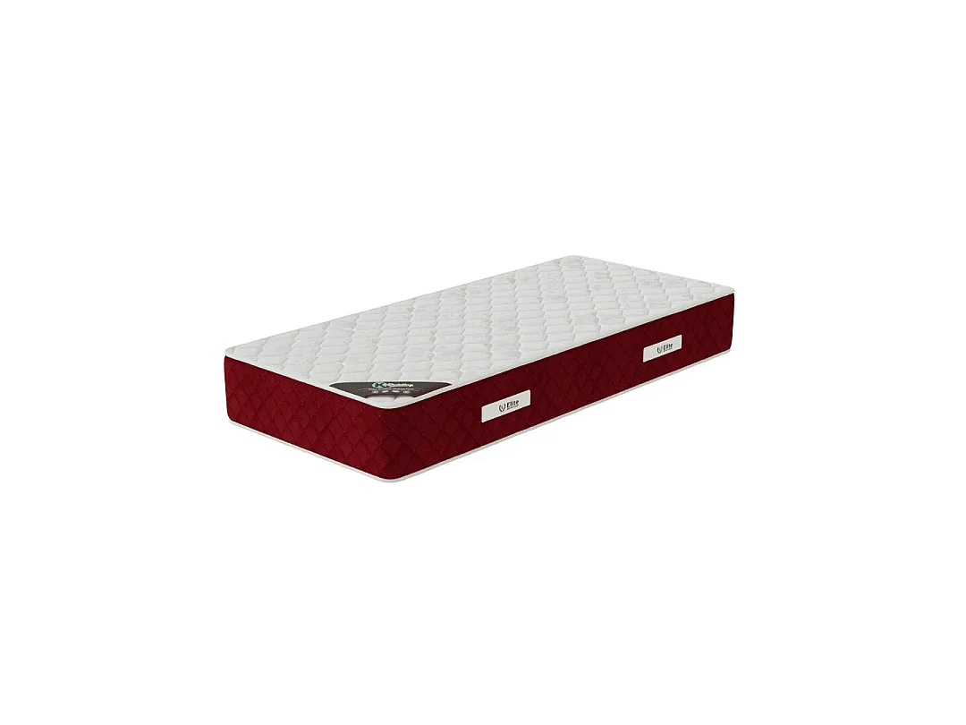Matelas Rosso 70x190 cm Hauteur 25 cm Mousse Polyuréthane Technologie 3D Soutien ferme