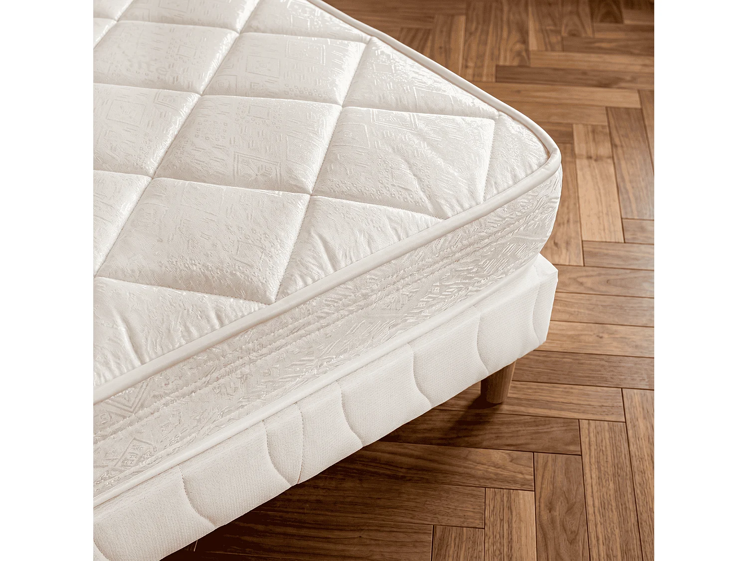 Matelas Senso 80x200 cm Hauteur 17 cm Mousse Polyuréthane Tissu Polyester Hypoallergénique Soutien Ferme