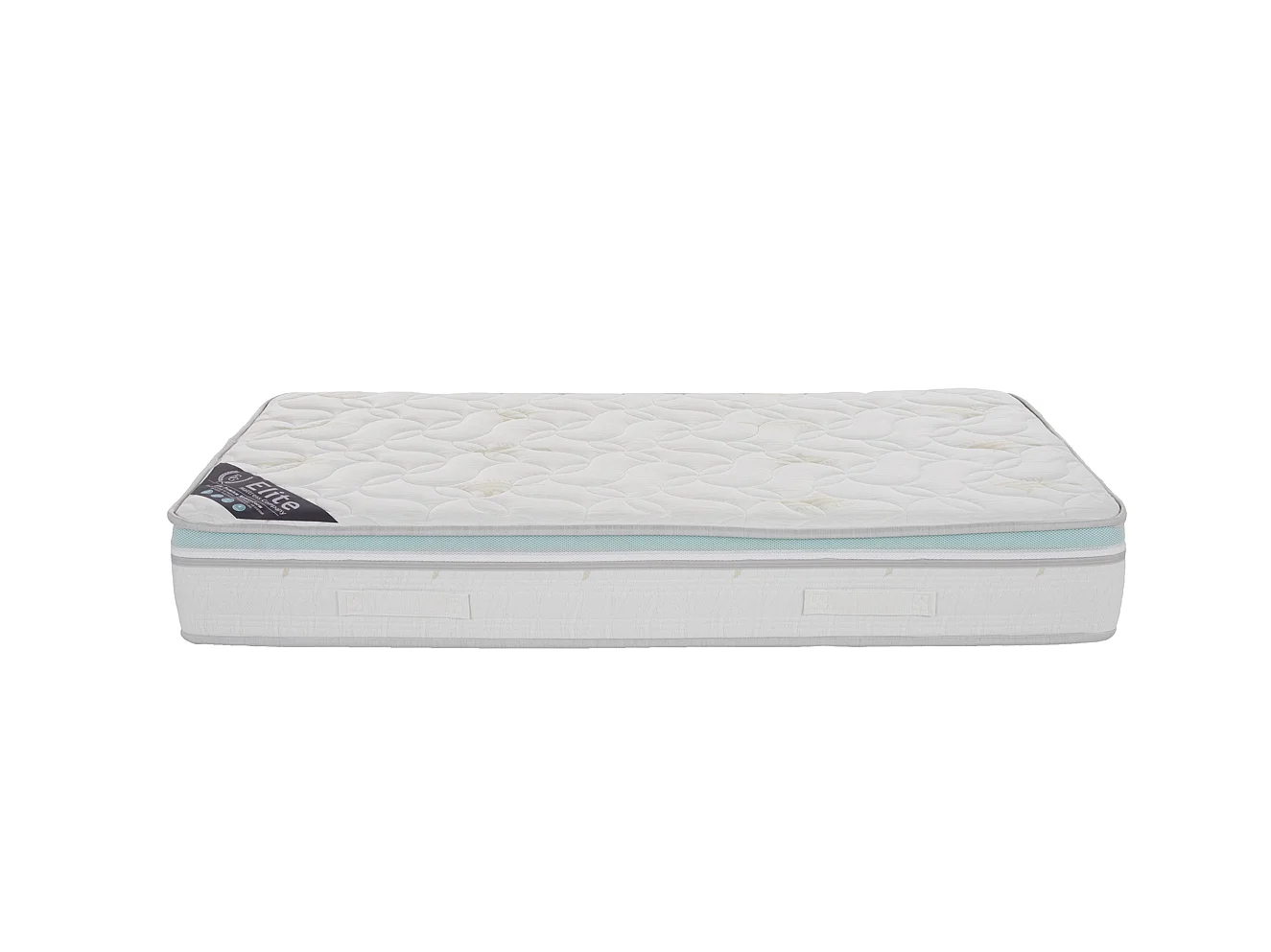 Matelas Aloe Vera 90x190 cm Hauteur 27 cm Mousse à Mémoire de Forme Infusée Aloe Vera Double Face Soutien mi-ferme