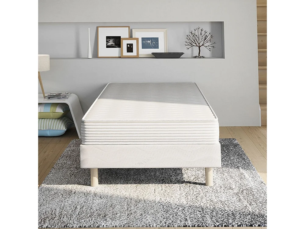 Matelas mousse Confort 90x190 hauteur 15cm