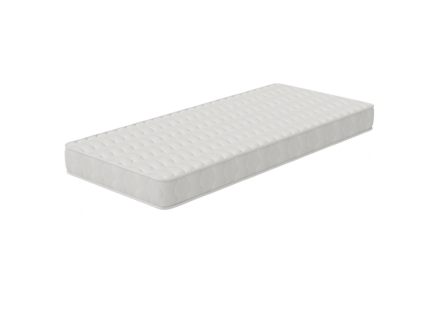 Matelas Confort 90x190 cm Hauteur 15 cm Mousse Polyuréthane Hypoallergénique Confort équilibré