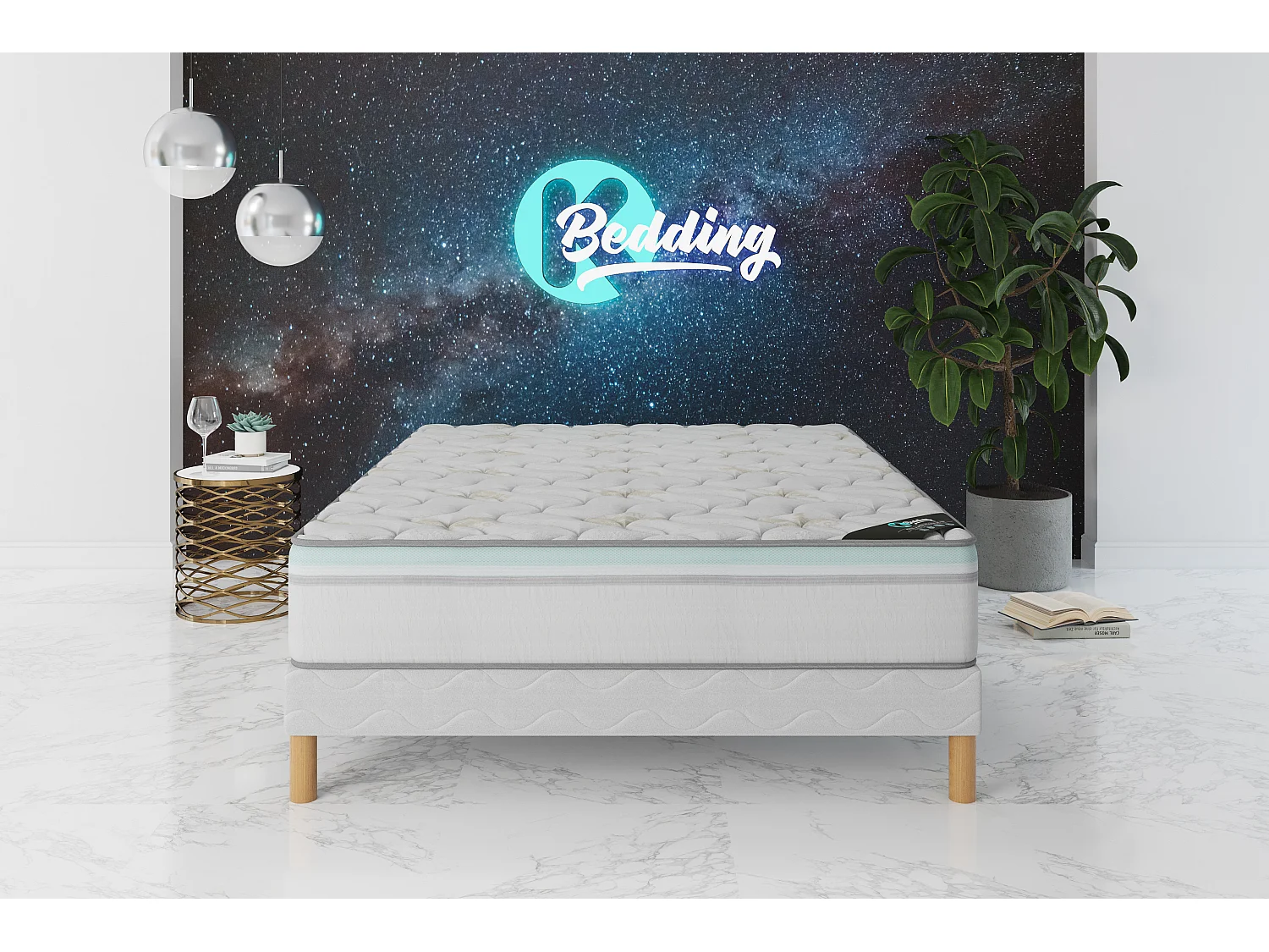 Matelas Aloe Vera 140x190 hauteur 27cm