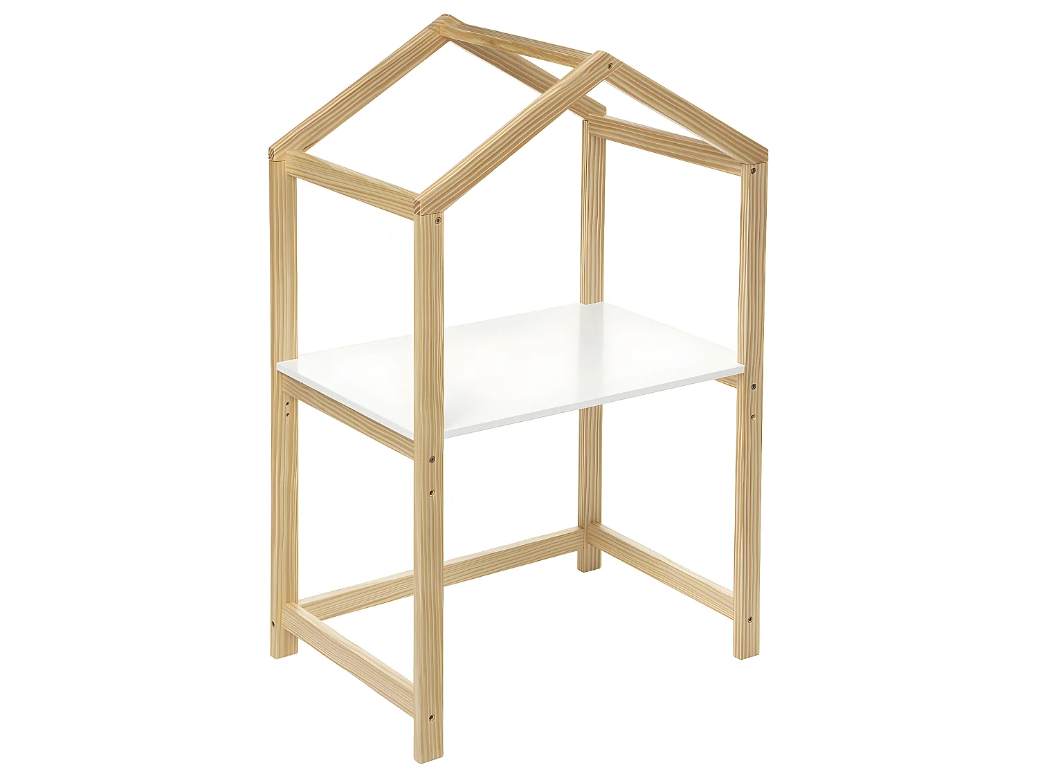 Bureau Enfant forme Maison en Bois H 101 cm