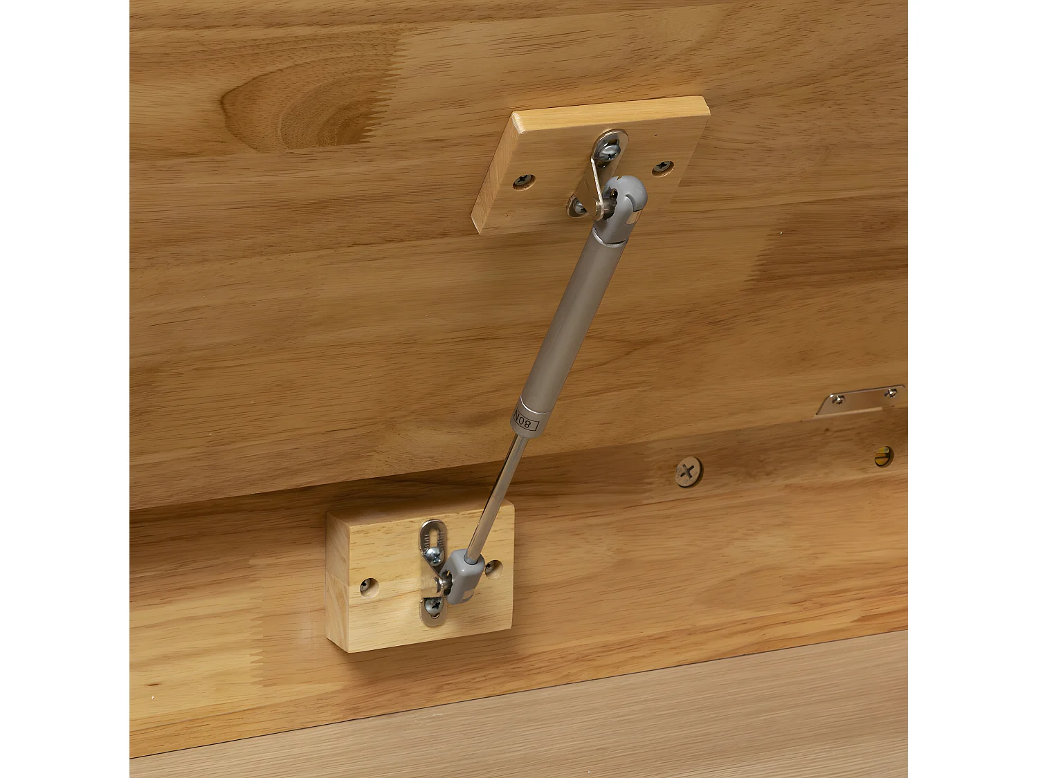 Bureau Enfant Pupitre et Tabouret en Bois H 60 cm