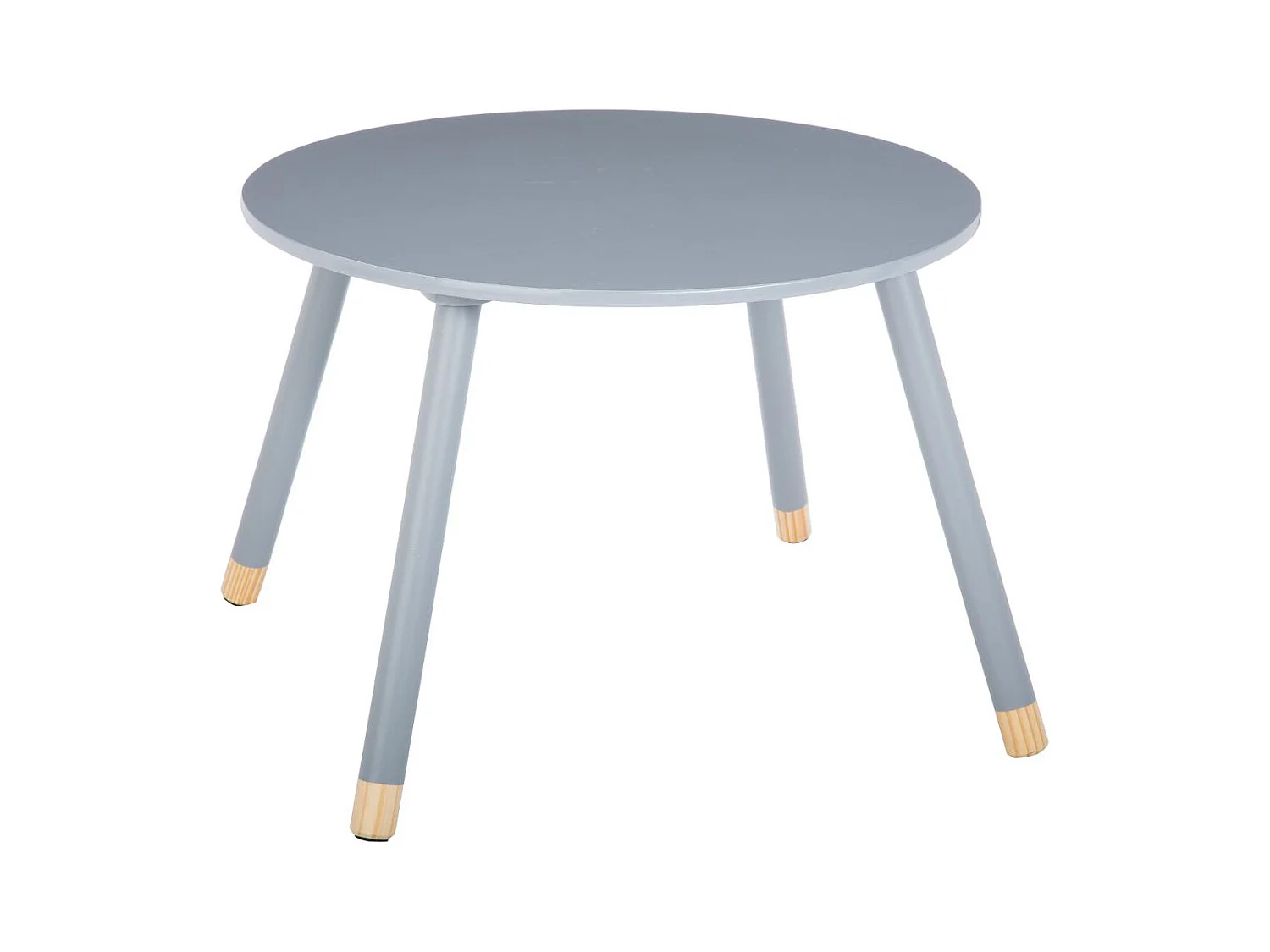 Table pour Enfant en Bois Gris D 60 cm