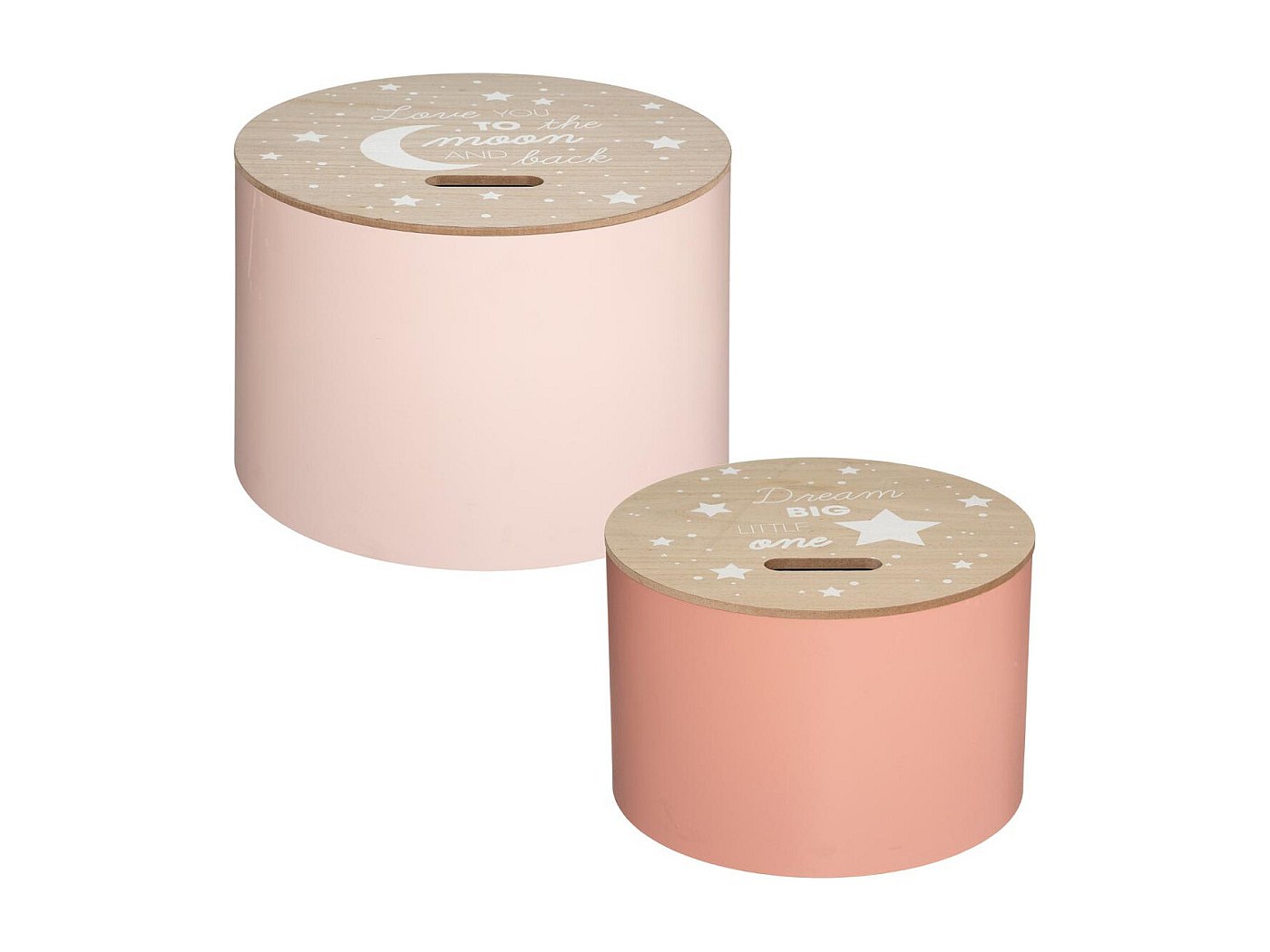 DISNEY PRINCESSES - Coffre à Jouets Enfant en Bois - Rose et