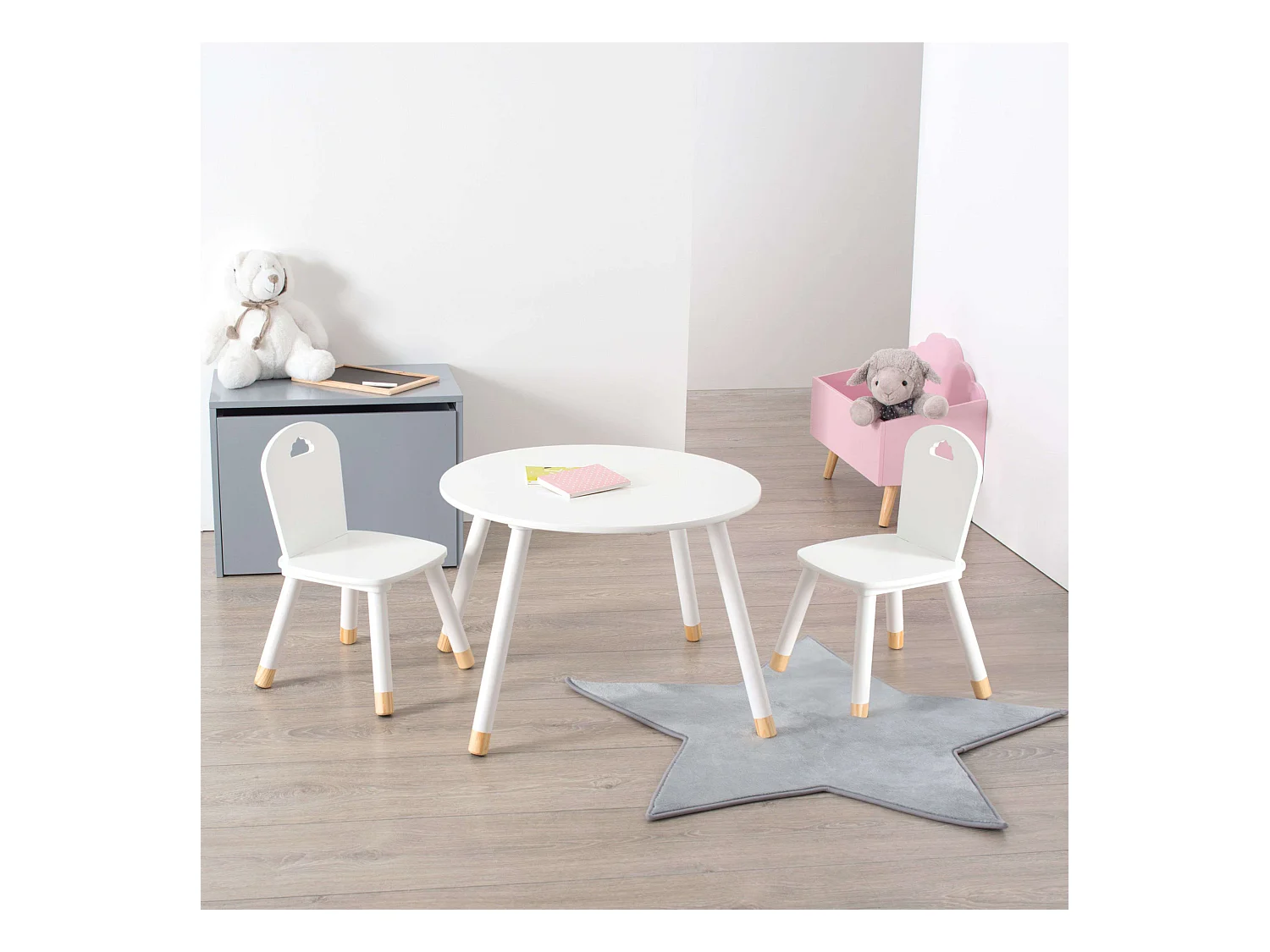 Tisch weiß 43x60x60cm