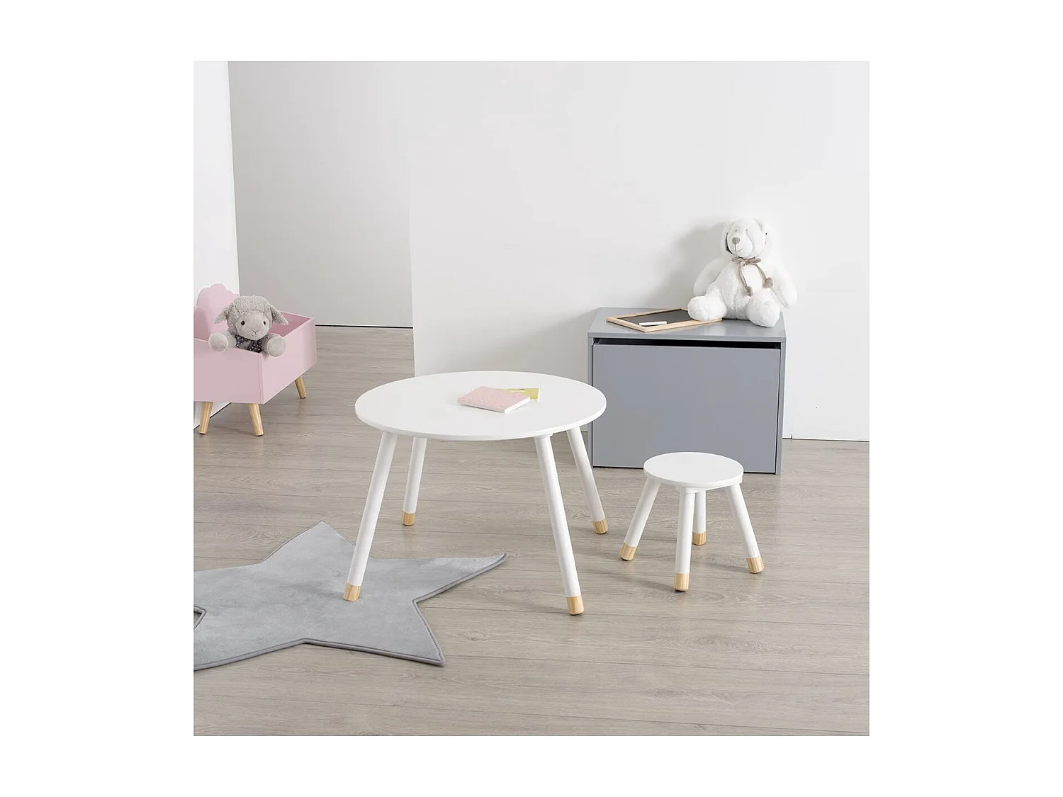 Tisch weiß 43x60x60cm