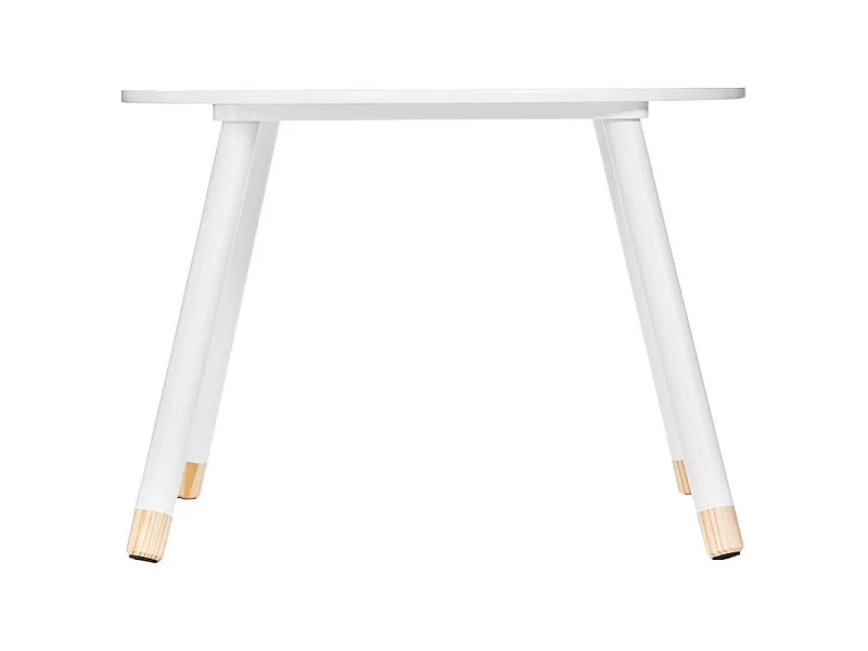 Table pour Enfant en Bois Blanc D 60 cm