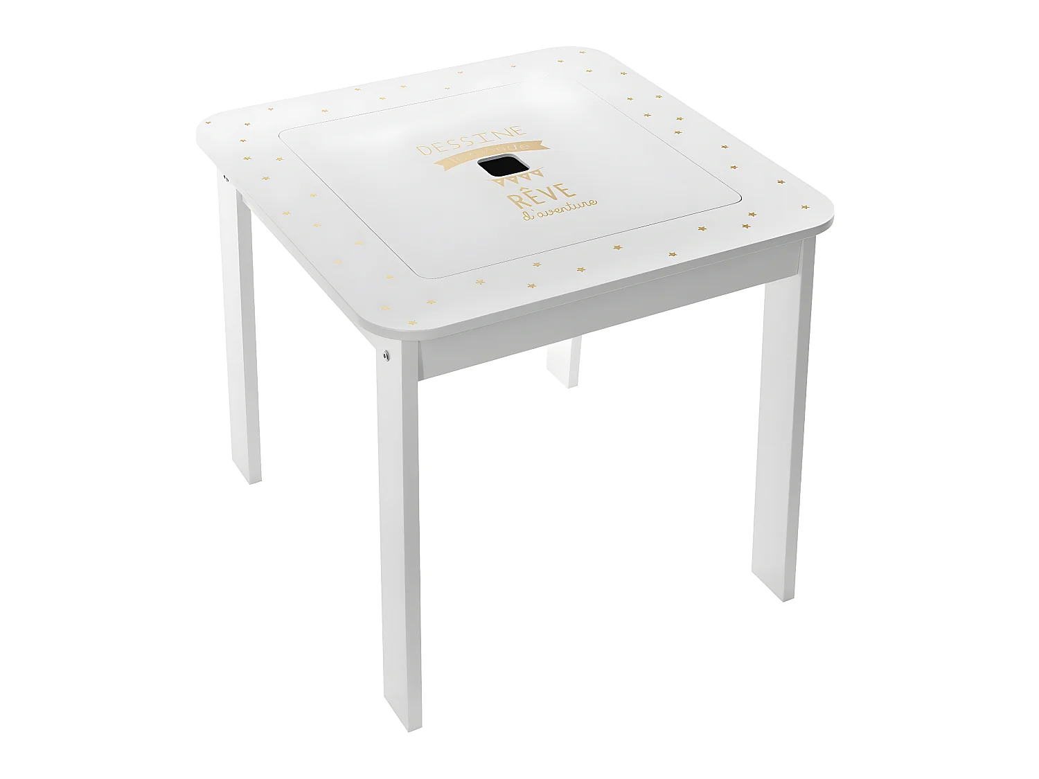 Table de jeux et 2 Tabourets pour Enfant