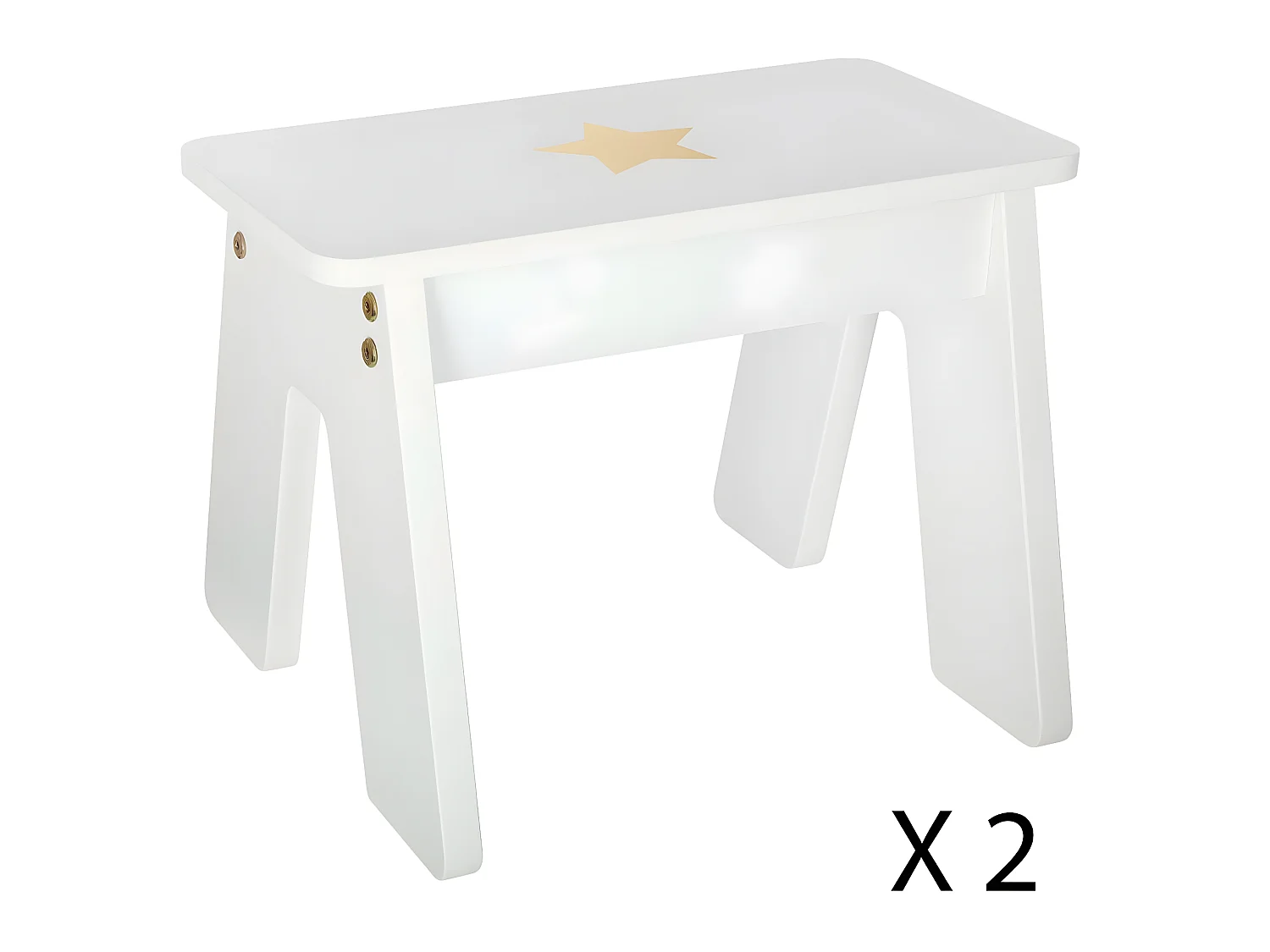 Table de jeux et 2 Tabourets pour Enfant