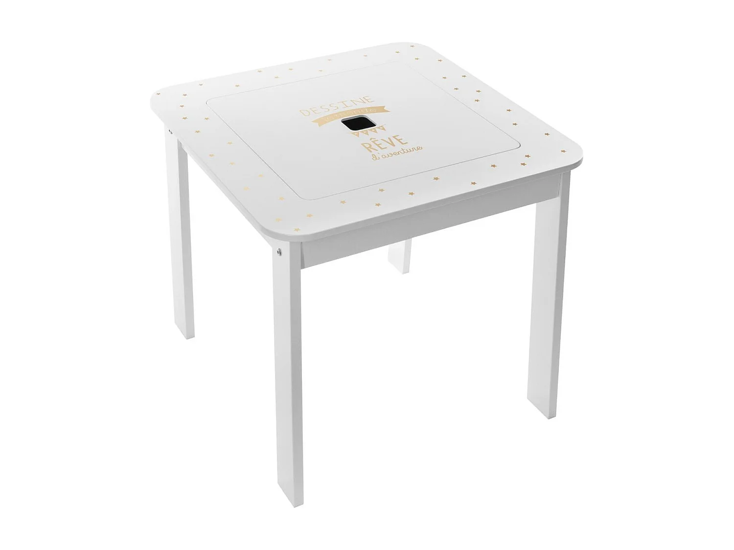 Table de jeux et 2 Tabourets pour Enfant