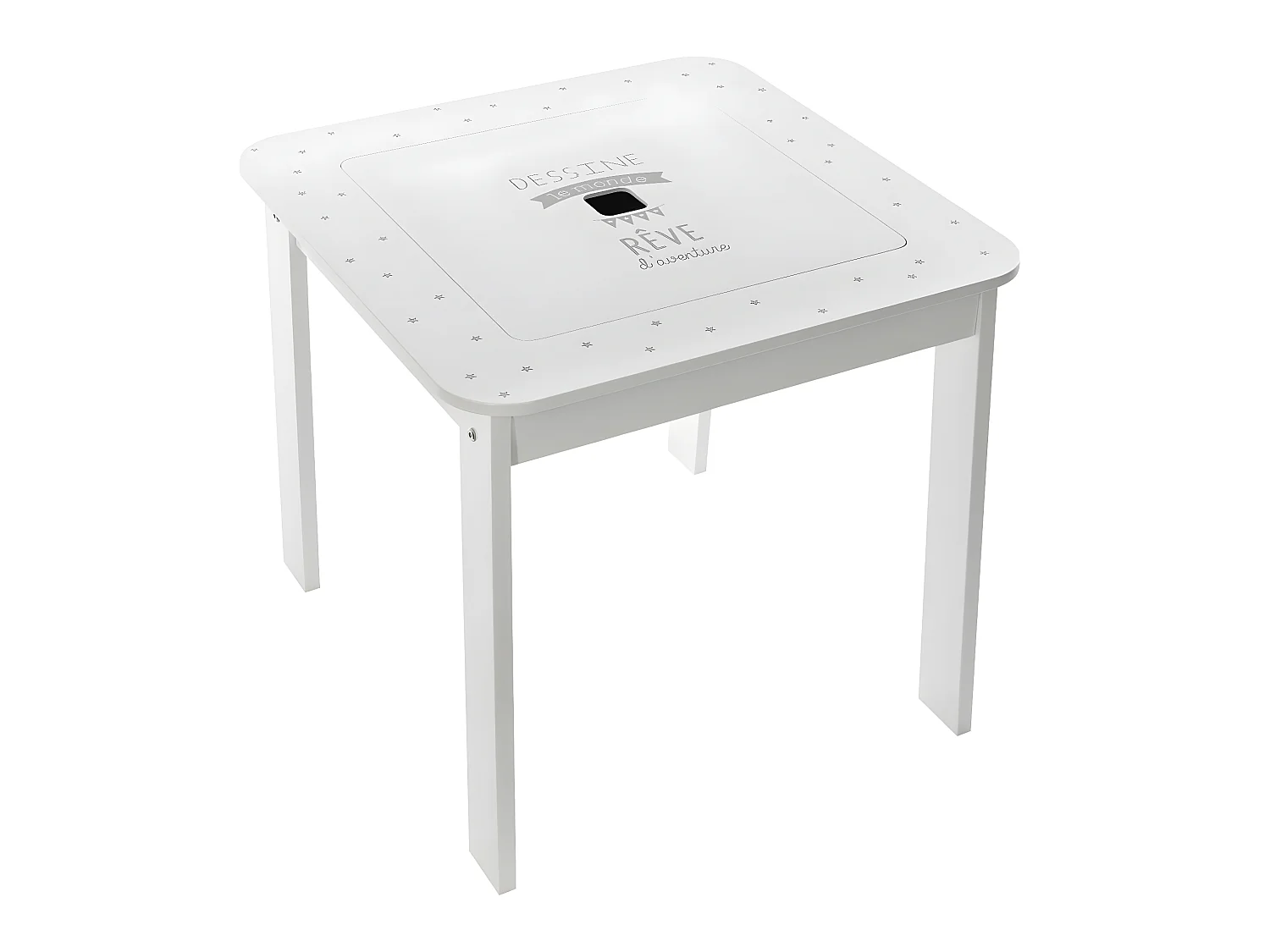 Table de jeux et 2 Tabourets pour Enfant