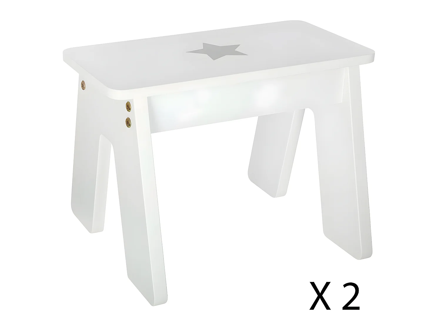 Table de jeux et 2 Tabourets pour Enfant