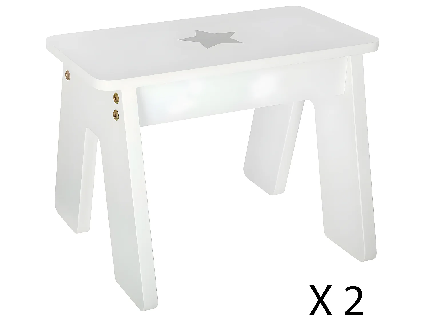 Table de jeux et 2 Tabourets pour Enfant