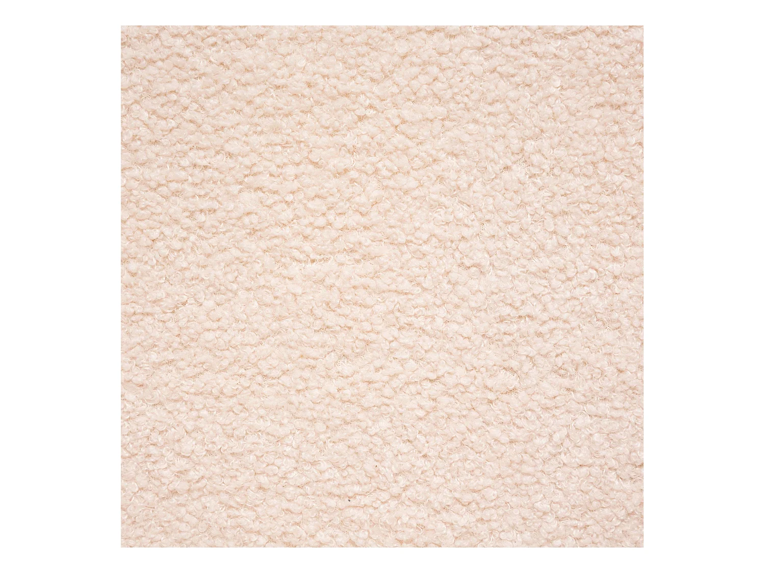 Fauteuil pour Enfant en Bois et Tissu bouclette écru H 46 cm