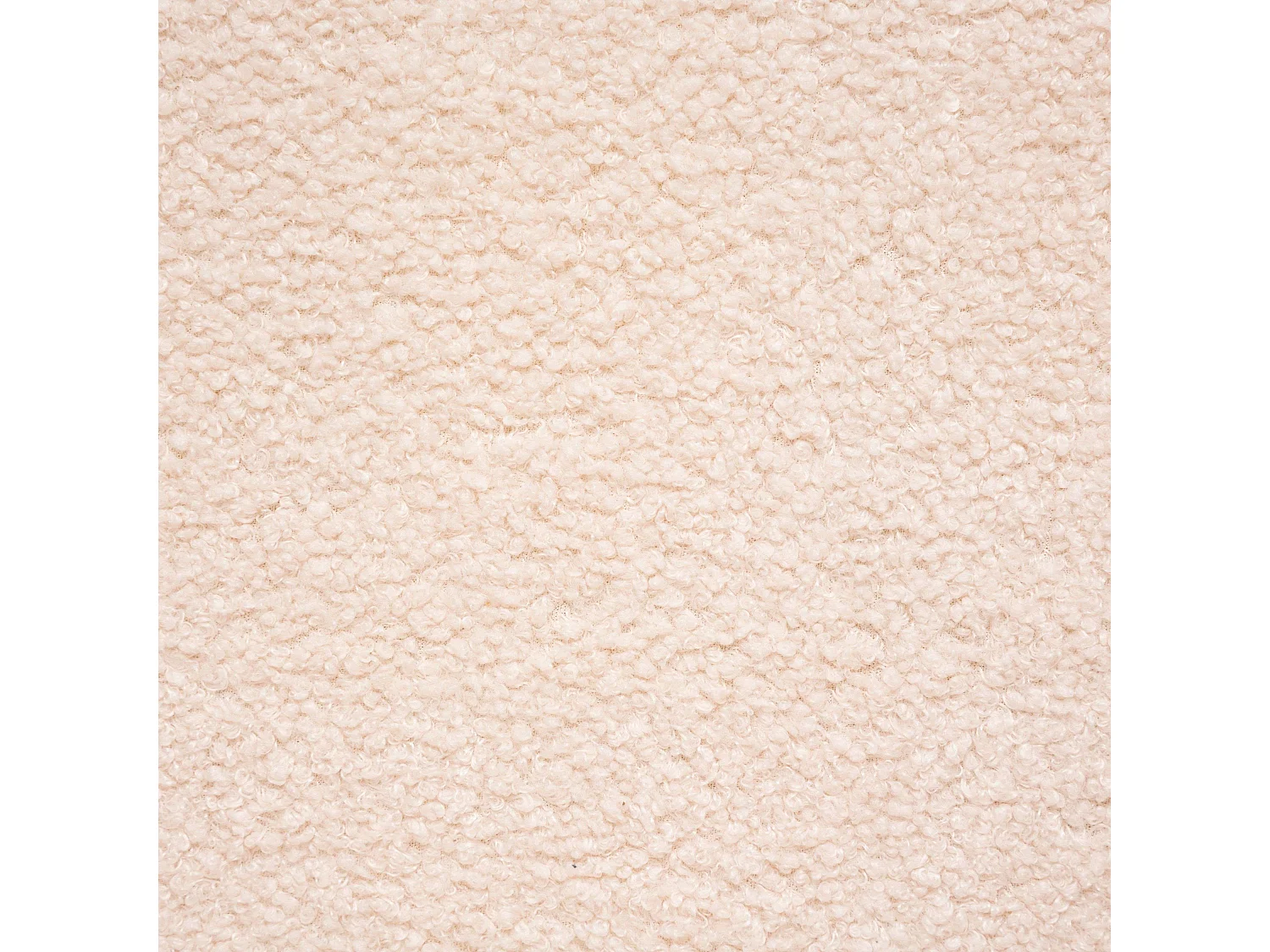 Fauteuil pour Enfant en Bois et Tissu bouclette écru H 46 cm