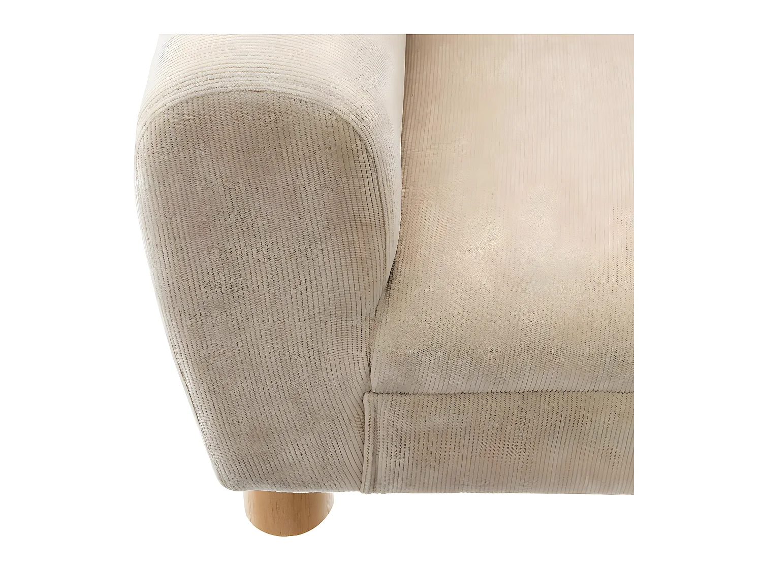 Fauteuil pour Enfant Beige Oreilles d' Ours