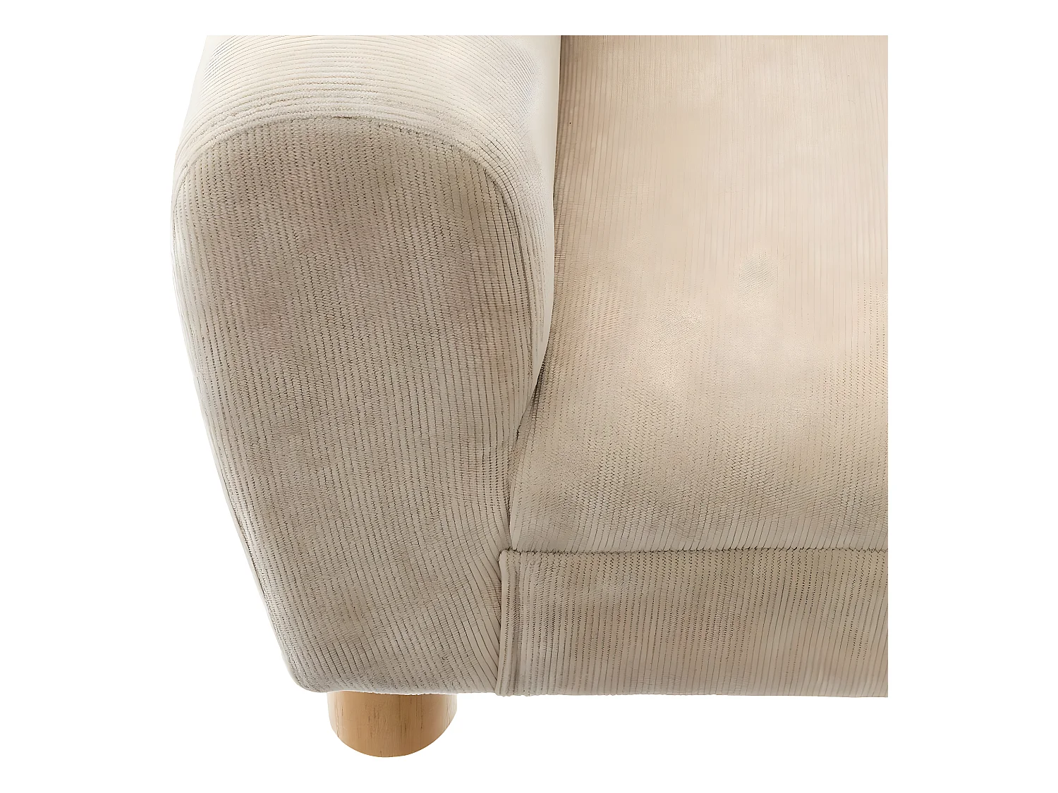 Fauteuil pour Enfant Beige Oreilles d' Ours