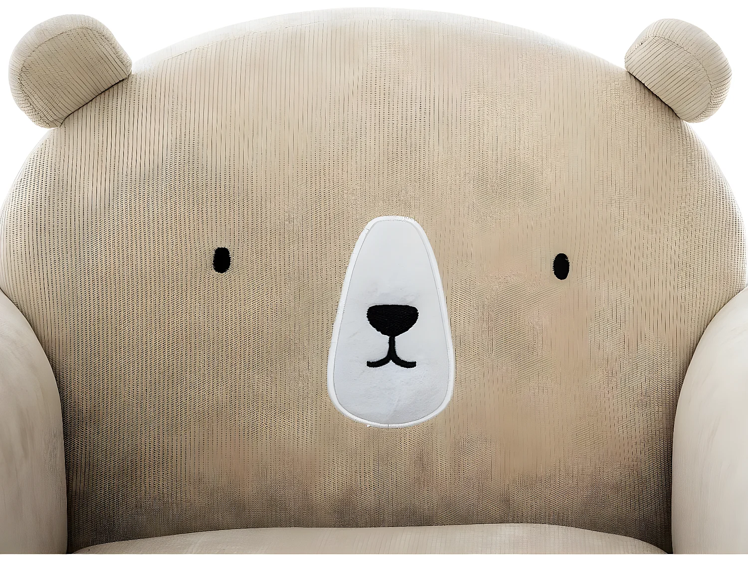 Fauteuil pour Enfant Beige Oreilles d' Ours