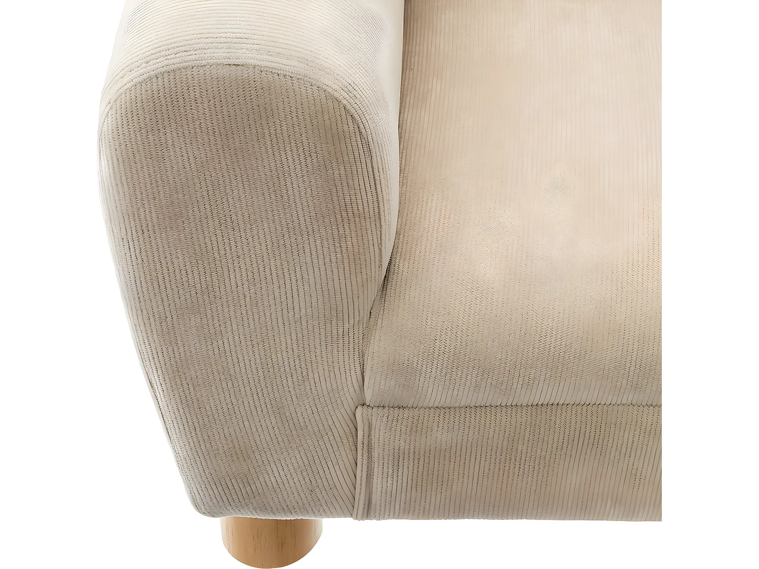 Fauteuil pour Enfant Beige Oreilles d' Ours