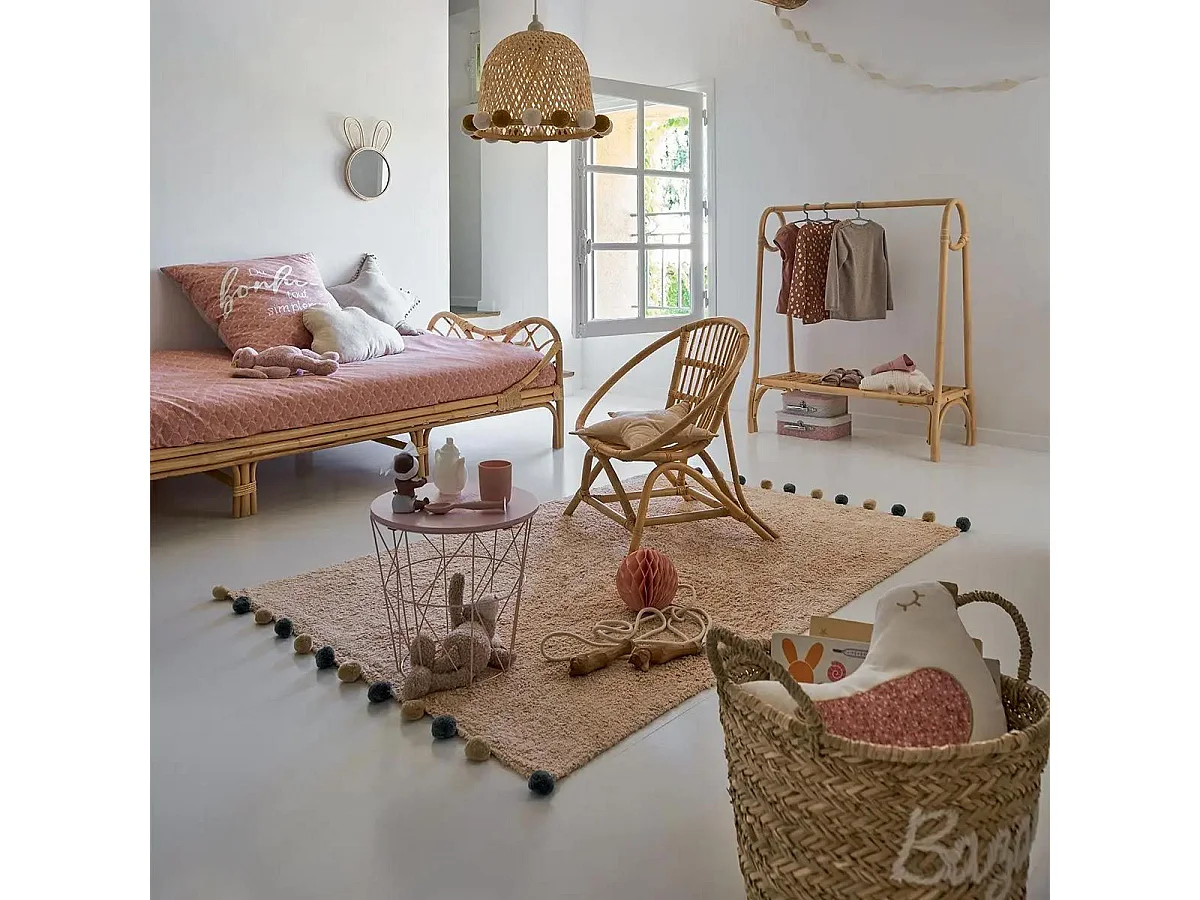 Fauteuil pour Enfant en Rotin