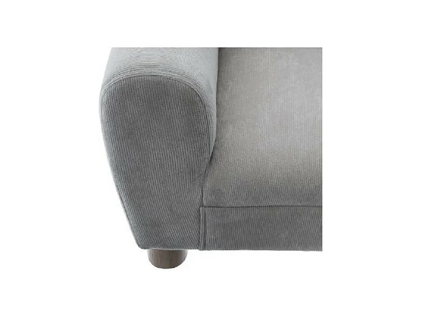 Poltrona per bambini poliestere grigia 52x44x43cm