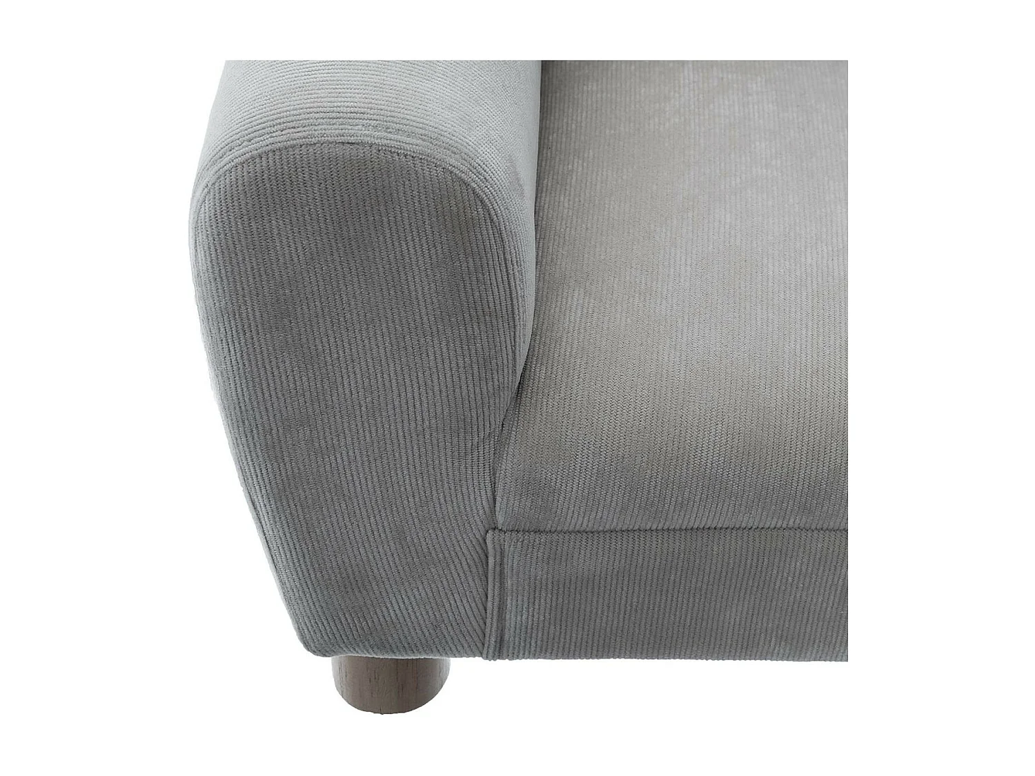 Fauteuil pour Enfant Gris Oreilles de Chat