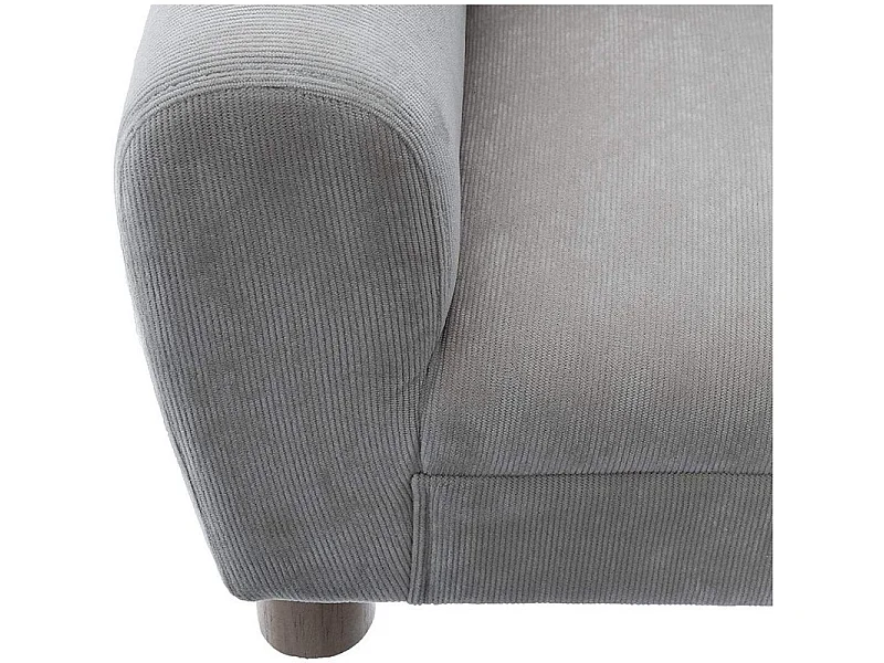 Fauteuil pour Enfant Gris Oreilles de Chat