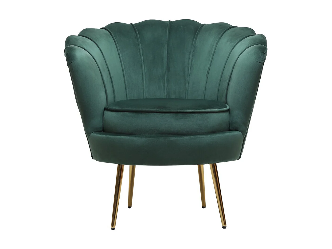 Poltrona de veludo "Floria" - Design moderno e confortável para o seu interior