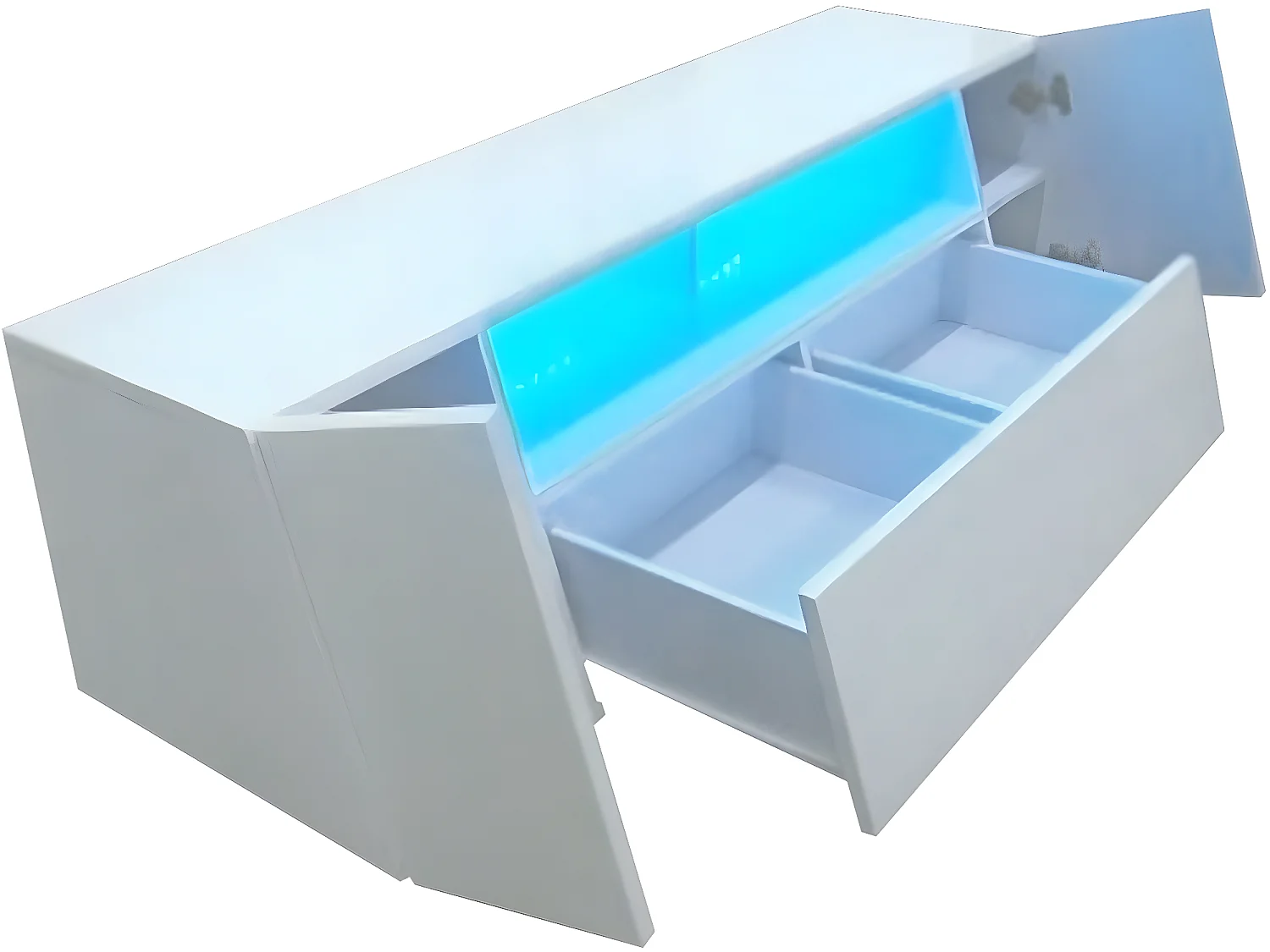 Mobile TV con Led "Chlora"- 160 x 52 x 43,5 cm - MDF