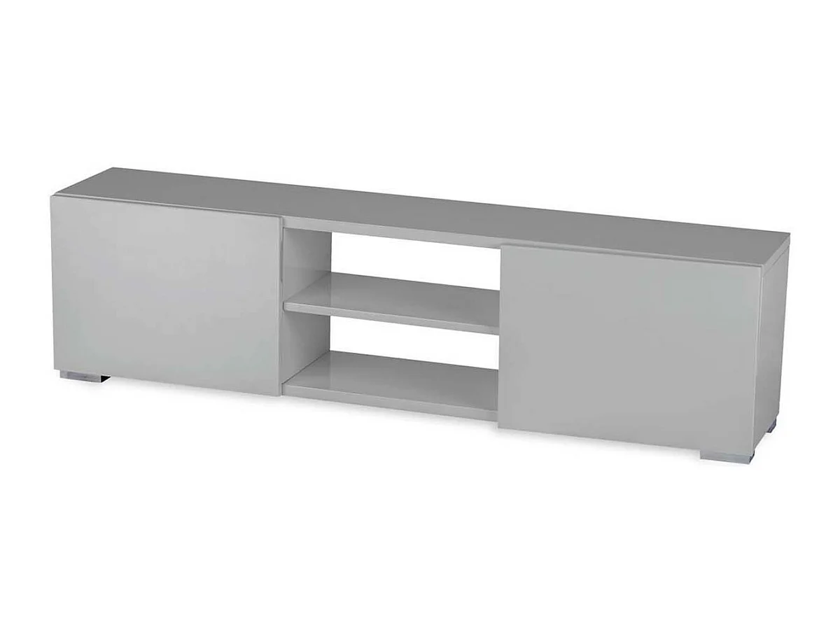 Meuble TV "Frida" - 155 x 31 x 42,5 cm - Gris