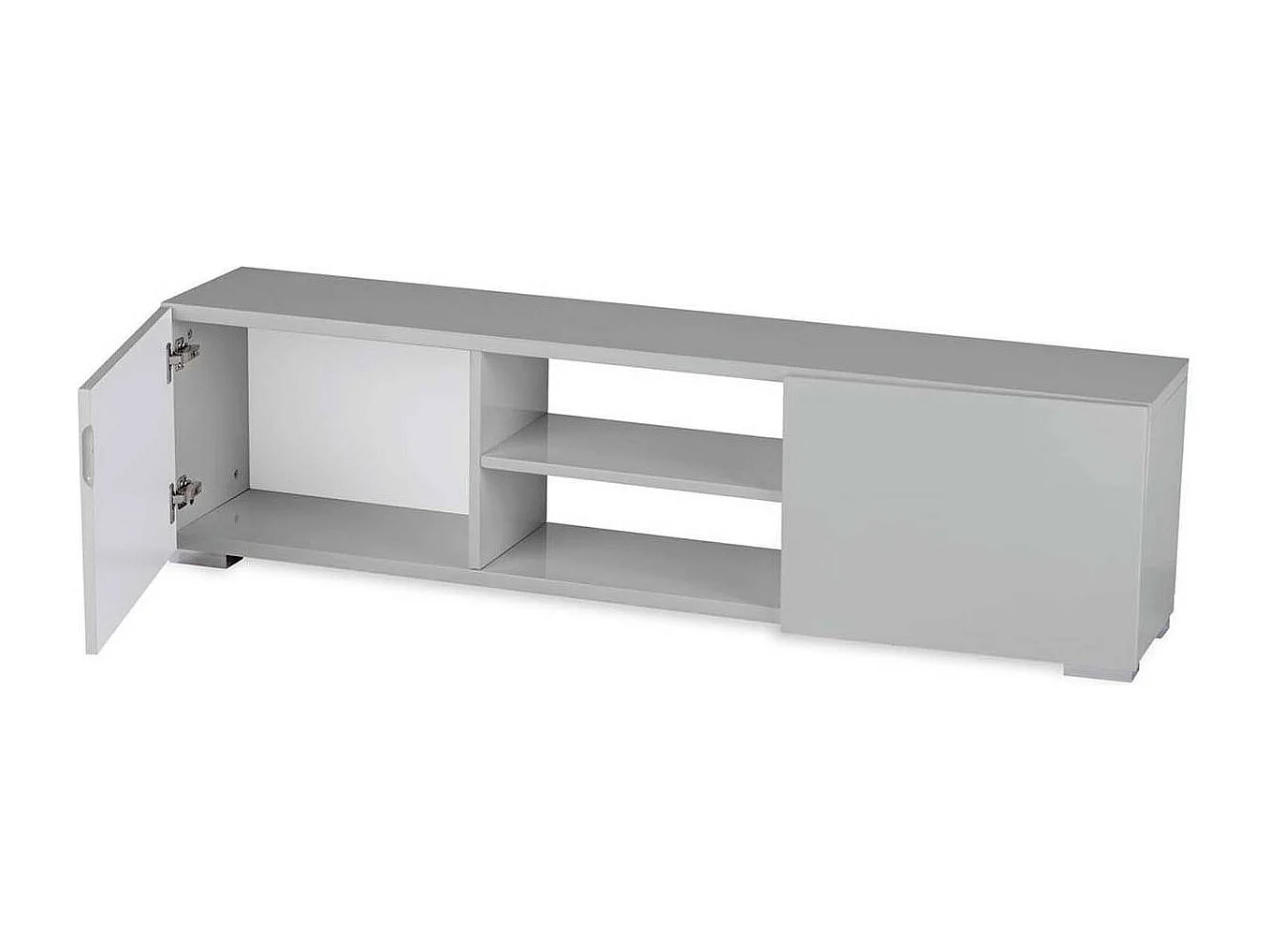 Meuble TV "Frida" - 155 x 31 x 42,5 cm - Gris