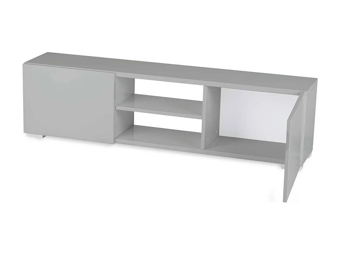 Meuble TV "Frida" - 155 x 31 x 42,5 cm - Gris