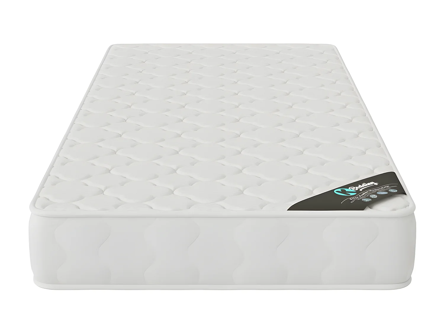 Ensemble matelas Confort + sommier 140x190 hauteur 17cm