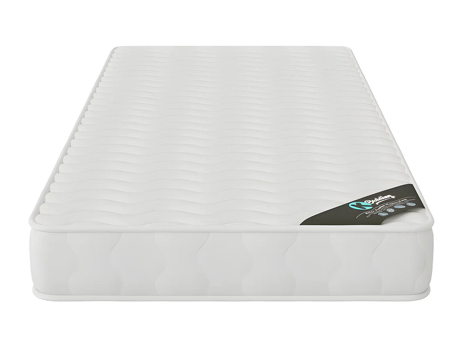 Ensemble matelas Confort + sommier 90x200 hauteur 15cm