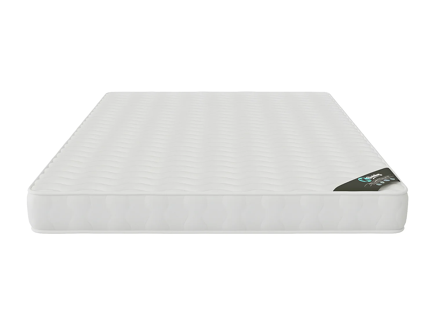 Ensemble matelas Confort + sommier 140x200 hauteur 15cm